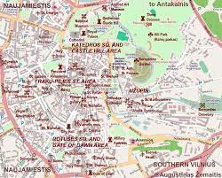Get free map for your website. Vilnius Lithuania What To See And What To Know Tourist Map Vilnius Old Town Tourist