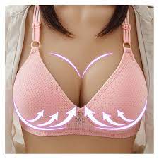 Amazon.com: LANREN Bra for Big Breast Women Big Size Hot Wire Thin Soft  Wire Less Bralette Unpadded Push Up Big Breast Underwear Bra Plus Size  (Color : Pink 2, Cup Size :