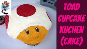 Introducing the piranha plant, (from mario brothers), cupcake! Toad Cupcake Kuchen Backen How To Make A Toad Cupcake Cake English Subtitles Sweets For Geeks Youtube