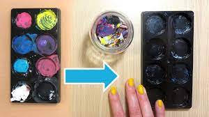 How To Clean An Acrylic Paint Palette - Youtube