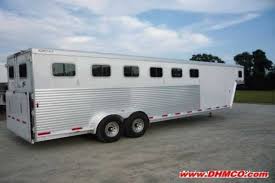 Custom built horse trailers with design limited only by your imagination! Used 6 Horse Exiss Horse Trailer Gooseneck Horse Trailer Dixie Horse Mule Co