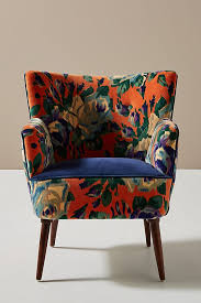 Velvet Tanya Petite Accent Chair Accent Chairs Upholstered Chairs Reupholster Chair