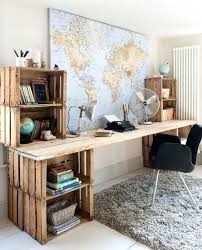 table de travail bureau idace diy deco rangement diy grand bureaux avec caisse en bois dacco fixer plan de travail bureau palette decoration bureau deco bureau