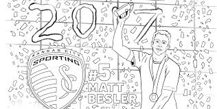 Teams logos, stats and uniforms ready to be colored by kids and adults. Sporting Kc Coloring Pages Alan Pulido Gerso Felipe Gutierrez And Matt Besler Sporting Kansas City