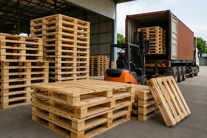 Palet Kayu untuk Distribusi dan Ekspor di Kawasan Jababeka
