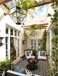 Browse home designs w/interior courtyard in center or middle of the home courtyard house plans (sometimes written house plans with courtyard) provide a homeowner with the ability to enjoy scenic beauty while still maintaining a degree of privacy. Open Space In The Middle Of The House Like A Courtyard Outdoor Patio Designs House Design House Exterior