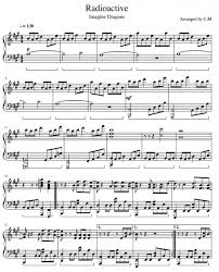 If you like the song imagine, then enter on our website, where you will find the piano sheet music of this song for free. Imagine Dragons Radioactive Sheet Music For Piano Download Piano Solo Sku Pso0002686 At Note Store Com