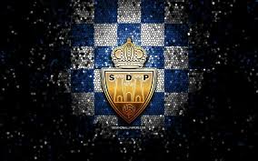 Все таблицы и статистика : Download Wallpapers Ponferradina Fc Glitter Logo La Liga 2 Blue White Checkered Background Segunda Soccer Spanish Football Club Ponferradina Logo Mosaic Art Football Laliga 2 Sd Ponferradina For Desktop Free Pictures For