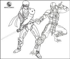 Get hold of these coloring sheets that are full of pictures and involve your kid in painting them. Mortal Kombat Coloring Pages Bee Coloring