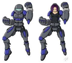 Just which anime mech is the strongest? Mech Suit Girl Colored By Ab0180 On Deviantart