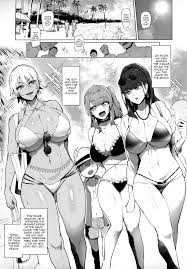 C96) [A Gokuburi (Sian)] Odekake Shita no wa H na Gal Onee-chan-tachi to no  Umi deshita | Visiting the beach with the lewd gal onee-sans [English]  [Tabunne Scans] - Hentai.name