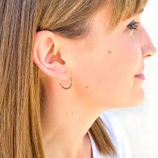 Silver Small Hammered Hoop Earrings, Tiny Sterling Silver Jewelry, Huggie  Hoops