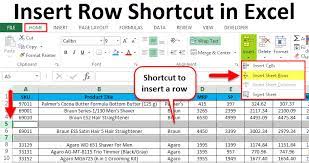 Select any cell within the row, then go to home > insert > insert sheet rows or delete sheet rows. Insert Row Shortcut In Excel How To Insert Row Using Shortcut Method