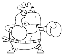 They develop imagination, teach a kid to be accurate and attentive. Online Coloring Pages Boxing Coloring Rooster With Boxing Gloves Sports
