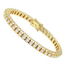 Me and her are no longer together and im looking to sell the bracelett. 11 Carat Diamond Tennis Bracelet For Men Women In 14k Gold By Luxurman Overstock 22380509