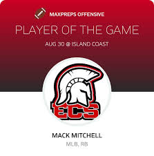 Mack Mitchell's Evangelical Christian High School Career Home