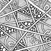 Free printable paper | zen doodle pattern. 1