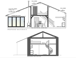 House Cross Section Drawing In 2020 Architectural Section Open House Plans Architecture Model Making