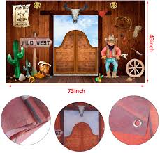Get it as soon as fri, jul 23. Buy Western Cowboy Party Banner Decorations Wild West Cowboy Photography Banner Western Photo Booth Props Extra Large Western Cowboy Backdrop Banner For Theme Party Decorations 72 8x43 3 Inch Online In Turkey B07y46vq86