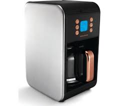 Buy Morphy Richards Accents 162011 Filter Coffee Machine Black Rose Gold Free De In 2020 Rose Gold Kitchen Accessories Rose Gold Kitchen Gold Kitchen Accessories