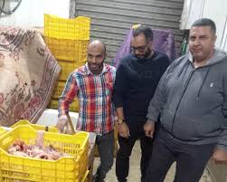 حملات مكثفة تسفر عن ضبط 45 طن لحوم فاسدة وتحصين 208 ألف رأس ماشية في الجيزة |صور