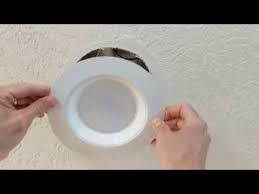 How To Remove And Replace A Recessed Led Ceiling Light Youtube Ceiling Lights Led Ceiling Celing Light