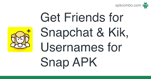 Review get friends release date, changelog and more. Get Friends For Snapchat Kik Usernames For Snap Apk 2 6 Aplicacion Android Descargar