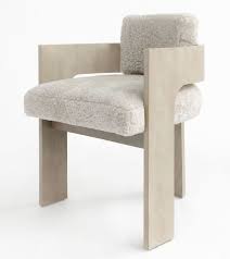 Cuff Studio On Instagram C Back Chair Angled And In Sand Shearling Fit To Sit For Long Conversations Diningc Minimal Chairs Interior Furniture Furniture