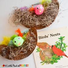 Paper Plate Bird Crafts For Kids Paper Plate Bird Nest Craft The Kids Will Cheep About Bird Nest Craft Preschool Crafts Paper Plate Crafts For Kids