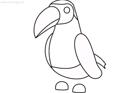 For new players, we have some roblox adopt me codes to help you get started. Roblox Adopt Me Coloring Pages Toucan Pets Drawing Coloring Pages Kawaii Drawings