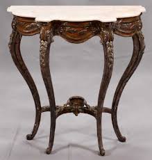 Painted Carved Wood Console Table Alabaster Top Feb 15 2019 Dumouchelles In Mi Wood Console Wood Console Table Console Table