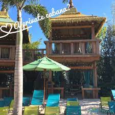 Getting A Private Cabana At Volcano Bay Gets You Some Nice Perks Volcanobay Volcanobaywaterpark Universalvacations Cabana Water Park Patio Umbrella