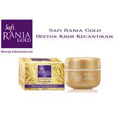 Safi rania gold cream siang. Safi Rania Gold Beetox Krim Kecantikan 16g Shopee Malaysia