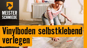 Vinylboden Selbstklebend Verlegen Hornbach Meisterschmiede Youtube