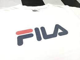Vintage Fila T Shirt Spell Out Big Logo White Size L Etsy Shirts T Shirt Fila
