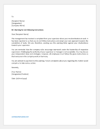 Letter to staff regarding working remotely. 8 Warning Letter To Employees For Various Reasons Document Hub