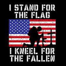 I stand for the flag and kneel for the fallen. I Stand For The Flag I Kneel For The Fallen Shirt Etsy