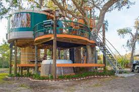 Incredible Yurt Treehouse In Florida W An Elevator