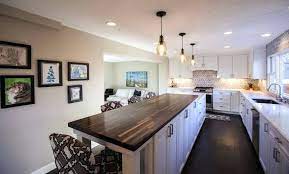 Remove Wall Between Kitchen And Dining Room Before And After And Of Extended Their Kitchen By Removing A W Kitchen Remodel Kitchen Renovation Dream Dining Room
