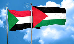 The coat of arms of palestina is a silvery eagle of saladin. Sudan Flagge Mit Palastina Flagge 3d Rendering Lizenzfreie Fotos Bilder Und Stock Fotografie Image 58108621
