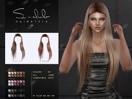 The look is versatile, so, go for a center part or a side part. S Club Ts4 Wm Hair 202105