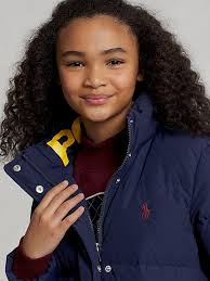 Navy ralph lauren puffer jacket store