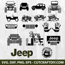 Download Jeep Svg Bundle Dxf Png Eps Cut Files Jeep Logo Svg