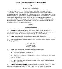 An operating agreement is a binding contract among llc operators which customizes the terms of because of the complexity of the provisions provided within an operating agreement, it is below you will find a free template available in both ms word and pdf formatting to be used to expedite the. How To Create An Llc Operating Agreement Free Templates