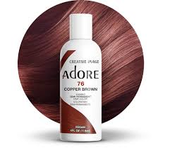 Adore Semi-Permanent Haircolor 076 Copper Brown 4 Ounce (118ml) :  Amazon.ca: Beauty & Personal Care