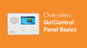 Document includes user manual setup guide. Vivint Go Control Panel Basics Video Support Hub