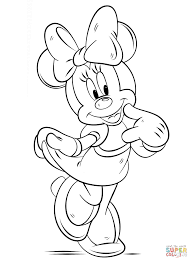 Coloriage Minnie Mouse Coloriages A Imprimer Gratuits