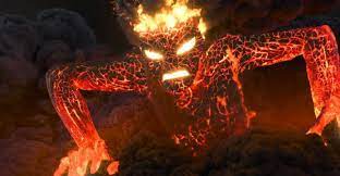 The molten monster is by far the most dangerous foe moana and maui are about to face. Moana Pictured Te Ka C 2016 Disney All Rights Reserved New Disney Movies Moana Lava Monster Moana