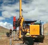 Ground Screw Pile Electric Driver Hydraulic Hammer Pile ...