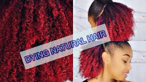 This redhead was all in! Dyeing My Natural Hair Purple By Curly Versatility